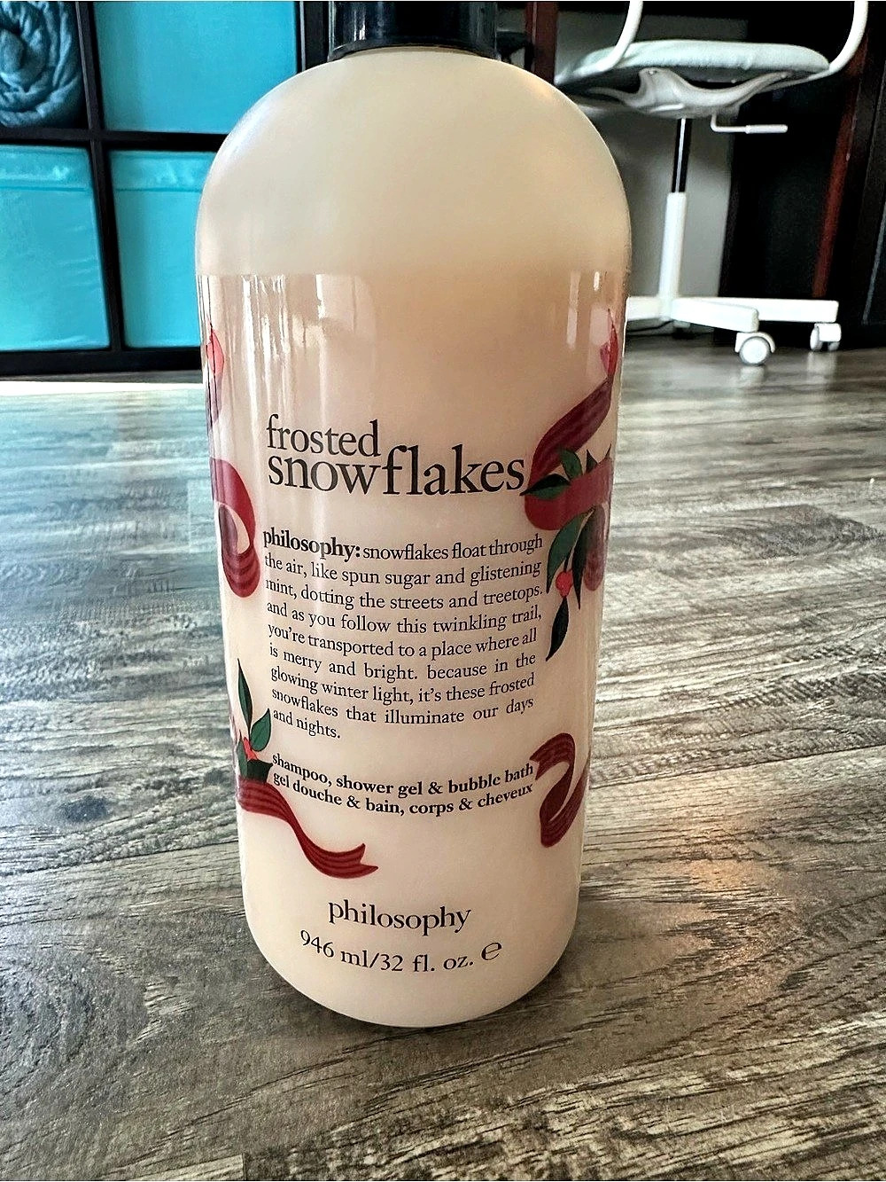 philosophy frosted snowflakes Shower Gel & Bubble Bath 32 oz